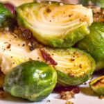 Wholesome Delight: Baked Cod Paired with Roasted Brussels Sprouts