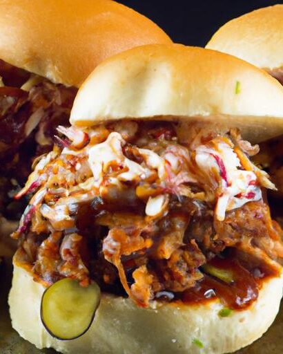 Pulled Pork Sliders: Bite-Sized BBQ Bliss You Can’t Miss