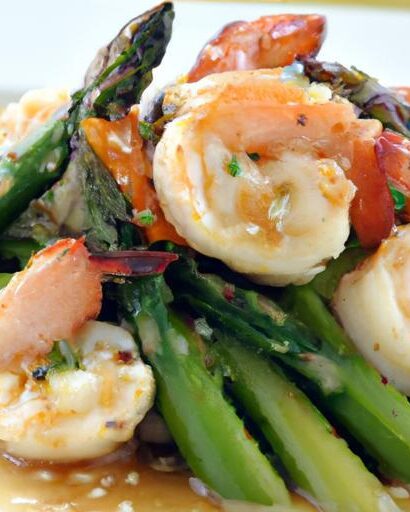 Savor the Flavor: Shrimp & Asparagus Stir-Fry in Garlic Sauce