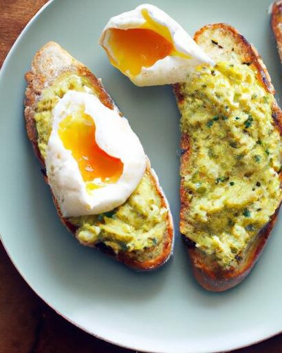 Creamy Ricotta & Smashed Avocado Toast with Scrambled Eggs