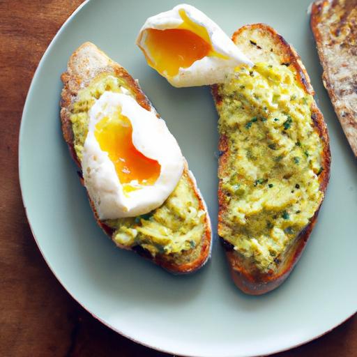 Creamy Ricotta & Smashed Avocado Toast with Scrambled Eggs