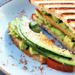 Creamy Avocado & Hummus Grilled Sandwich Delight