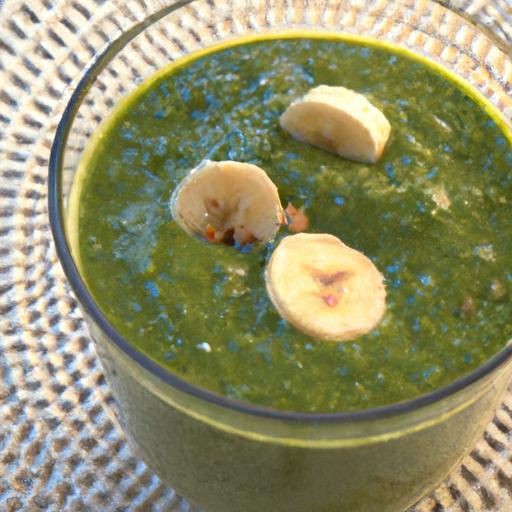 Energize Your Day: Spinach Banana Flaxseed Green Smoothie