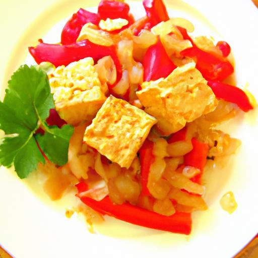 Brighten Your Breakfast: Tofu Scramble with Peppers & Onions