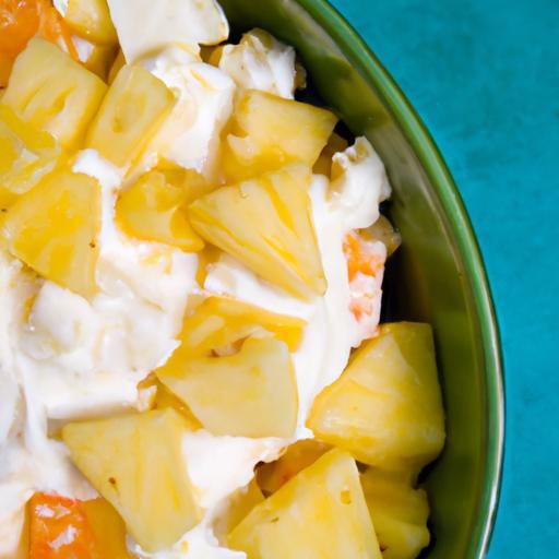 Tropical Twist: Healthy Cottage Cheese and Pineapple Bowl
