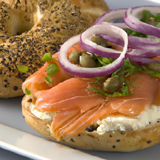 The Ultimate Smoked Salmon Bagel: Capers & Herb Cream Bliss
