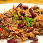 Hearty Vegan Jambalaya: Red Beans and Rice Delight