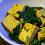 Bright & Healthy: Quick Turmeric Tofu Scramble with Spinach