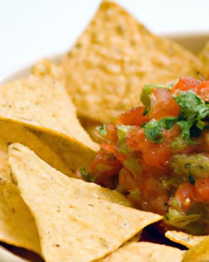 Fresh and Fast: Homemade Salsa with Crispy Tortilla Chips