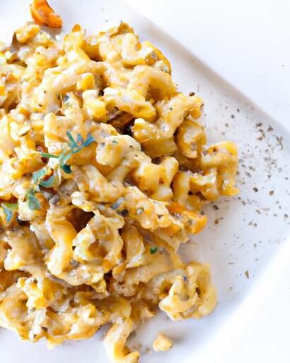 Creamy Vegan Mac and Cheese with Rich Cashew Sauce Bliss
