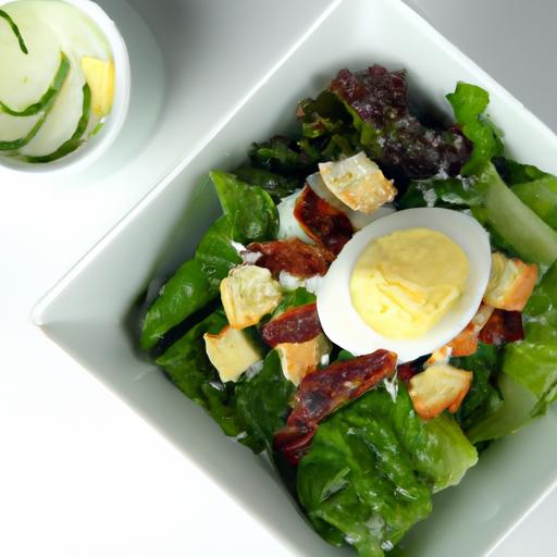 Healthy Twist: Chicken Caesar Salad with Greek Yogurt dressing