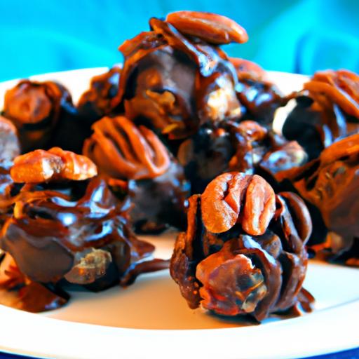 Decadent chocolate Pecan Turtle Clusters: Sweet Nutty bliss
