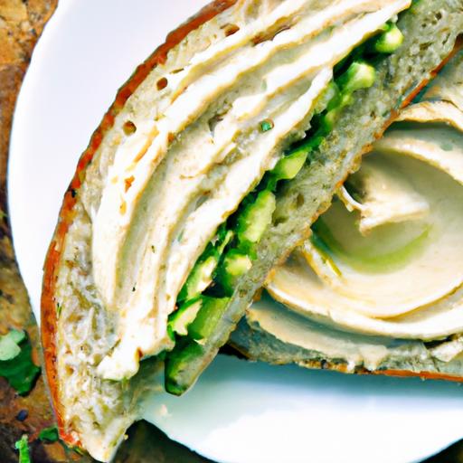 Creamy Avocado & Hummus Grilled Sandwich Delight