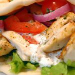 Savor Greek Chicken Gyro in Nutty Whole Wheat Pita Delight