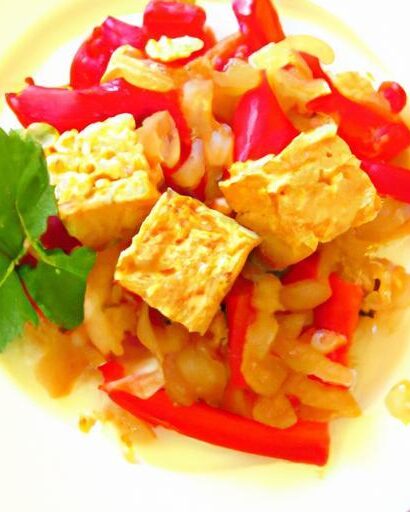 Brighten Your Breakfast: Tofu Scramble with Peppers & Onions