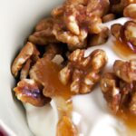 Wholesome Greek Yogurt with Walnuts and Honey Delight