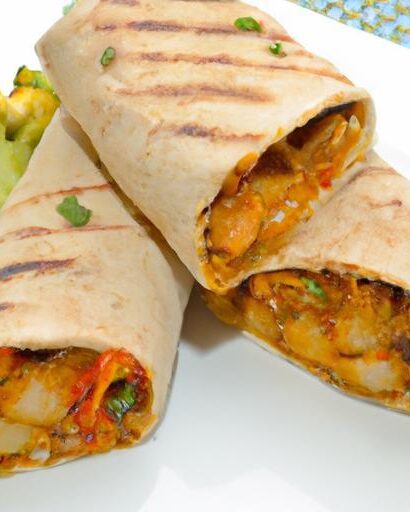 Fiery Buffalo Cauliflower Wrap: A Bold Veggie Twist