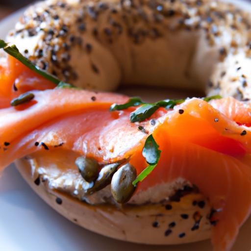 Elevate Breakfast: Smoked Salmon Bagel with Capers & Herbs