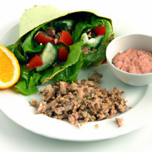 Healthy Twist: Tuna Salad with Greek Yogurt in Whole Wheat Pita