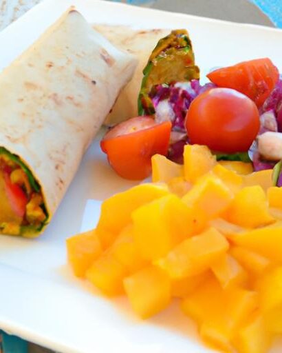 Wrap Up Wellness: Hummus & Grilled Veggie Delight