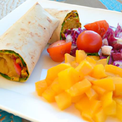 Wrap Up Wellness: Hummus & Grilled Veggie Delight