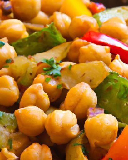 Savor the Flavors: Mediterranean Chickpea & Veggie Skillet