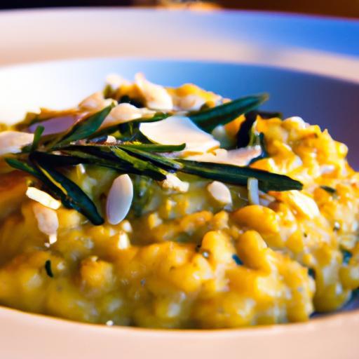 Velvety Butternut Squash Risotto with Fragrant Sage Twist