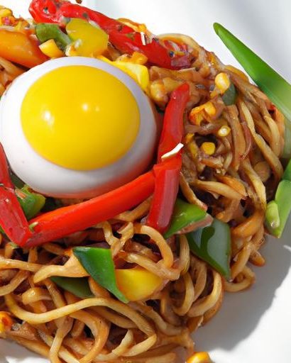Speedy Ramen Stir-Fry with Eggs: A Tasty Twist on Dinner