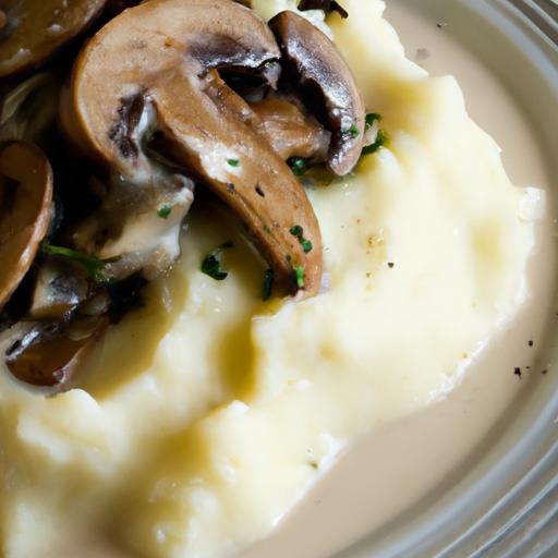 Creamy Mashed Potatoes Perfected with Savory Mushroom Gravy