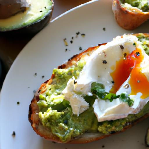Creamy Ricotta & Smashed Avocado Toast with Fluffy Eggs