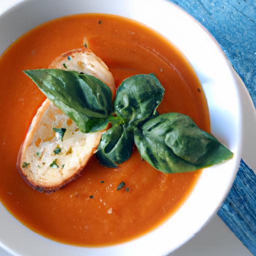Velvety Tomato Basil Soup: A Creamy Homemade Delight