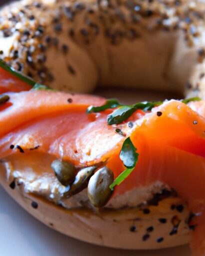 Elevate Breakfast: Smoked Salmon Bagel with Capers & Herbs