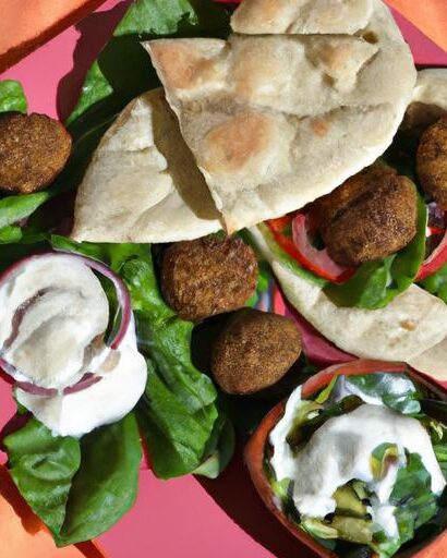 Flavor-Packed Pita Pockets with Falafel & Creamy Tahini