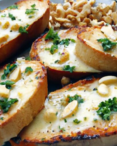 Creamy Cashew Butter Vegan Garlic Bread: A Flavorful Twist