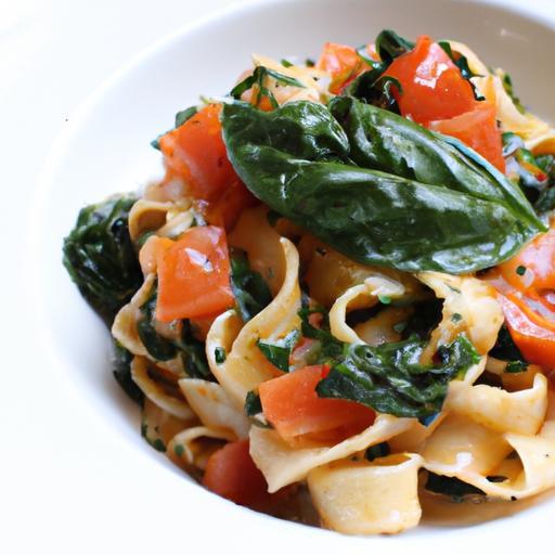 Quick & Tasty: 10-Minute Tomato Spinach Pasta Recipe