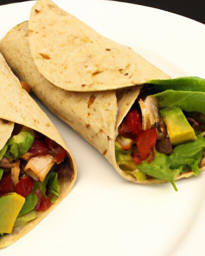 Wholesome Lean Turkey & Avocado Wrap in Whole Wheat Tortilla