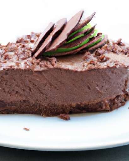 Decadent Chocolate Avocado Mousse Cake: A Healthy Indulgence