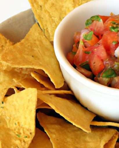 Zesty Quick Homemade Salsa Paired Perfectly with Tortilla Chips